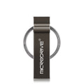 MicroDrive 4GB USB 2.0 Metal Keychain U Disk, 4GB