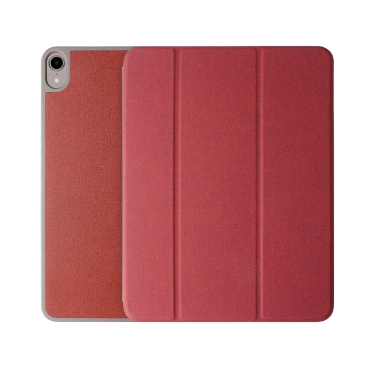 Mutural Exquisite Series Cloth Texture PU+TPU Leather Case for iPad Pro 12.9 inch (2018),  with 3-Fold Holder & Pen Slot & Sleep & Wake-up Function