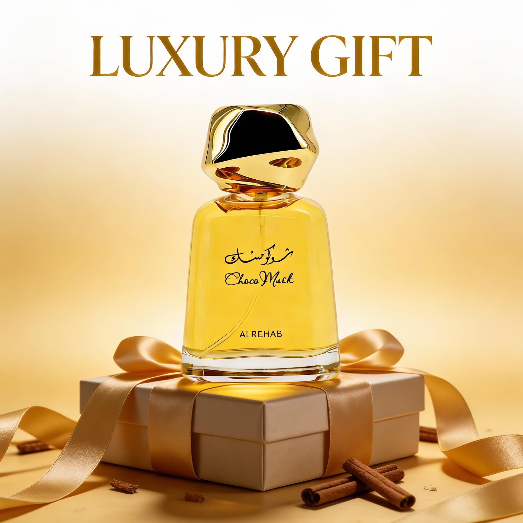 Choco Musk Cologne by A CENTER – 100ML EDP for Women & Men, Warm Spicy Gourmand with Chocolate & Vanilla