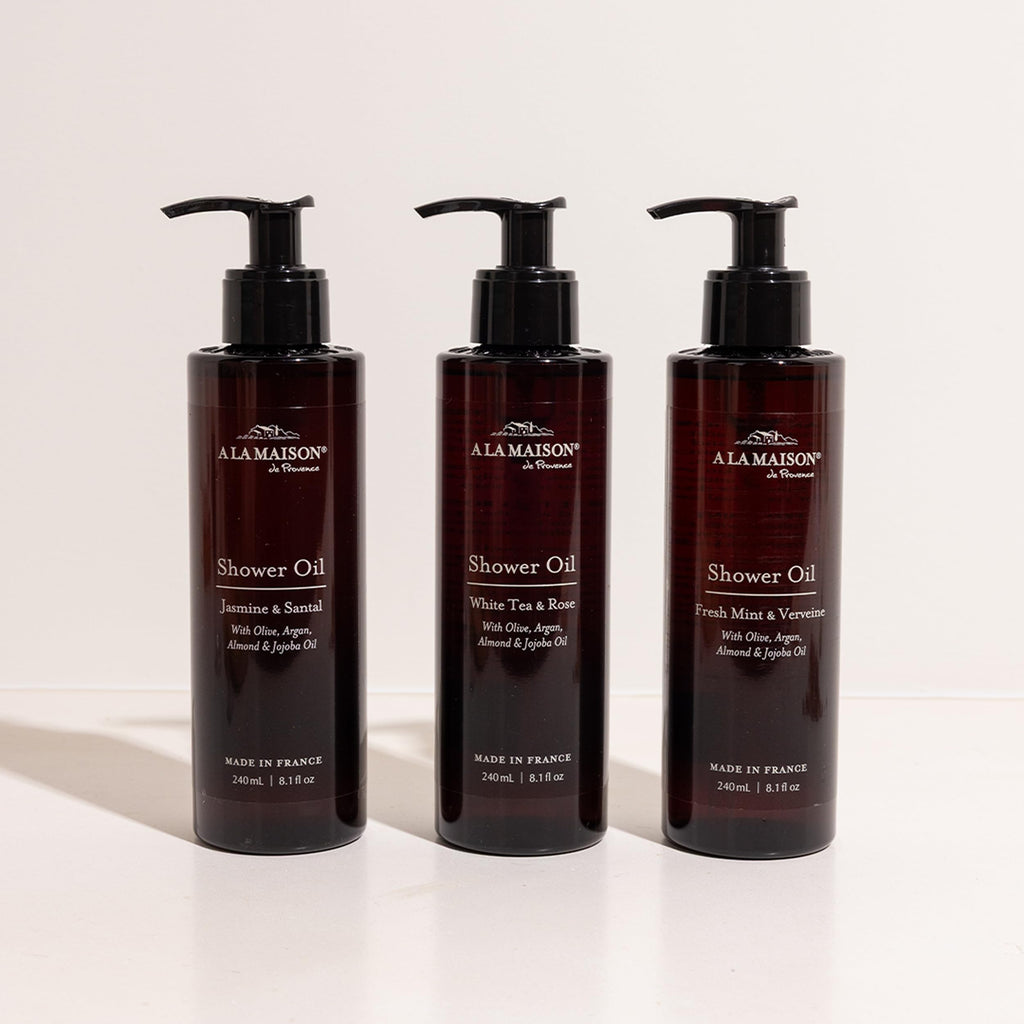 A LA MAISON Cleansing Shower Oil – Jasmine & Santal | Hydrating Oil-to-Lather