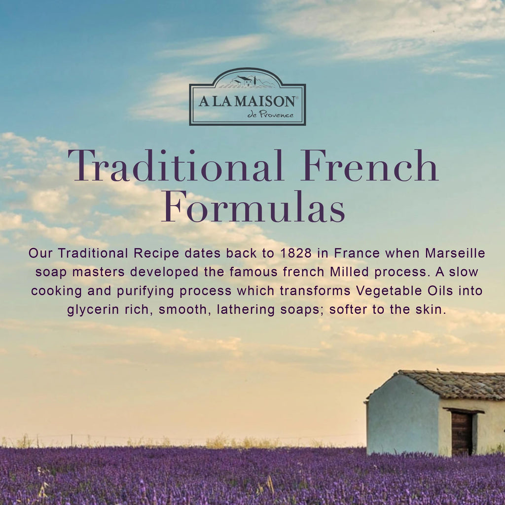 A LA MAISON Lavender Aloe Hydrating Body Wash – French Marseille Craft, 2 x 25.36 oz
