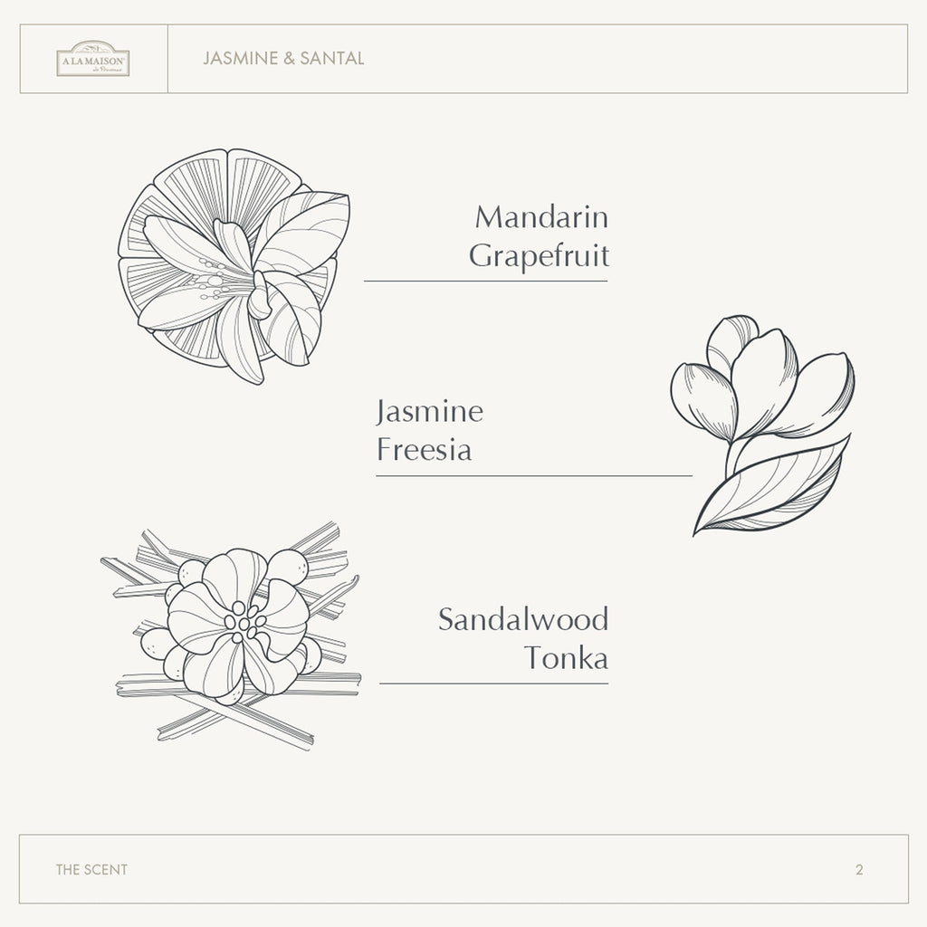 A LA MAISON Cleansing Shower Oil – Jasmine & Santal | Hydrating Oil-to-Lather