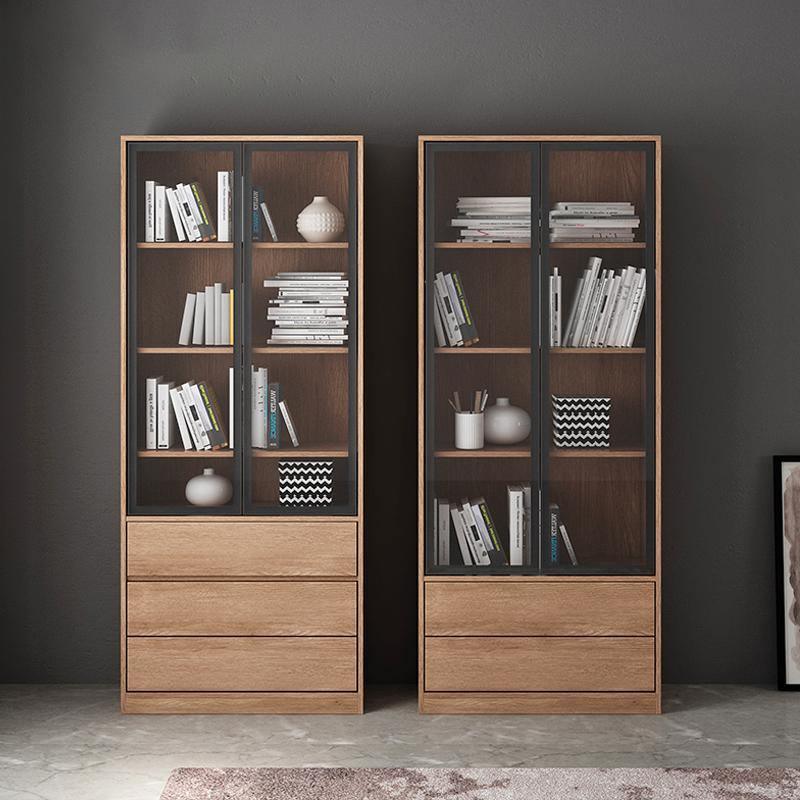 A Set Of Three Bookcases, Shelving Units