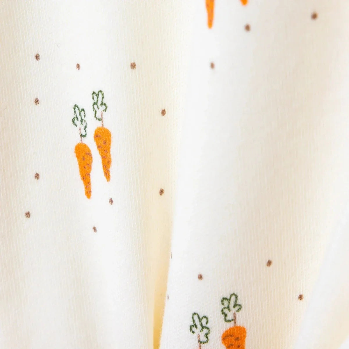 Bebetto Bunny Embroidered Long Sleeve Interlock Baby Sleepsuit with Feet (Newborn to 6-9 Months)