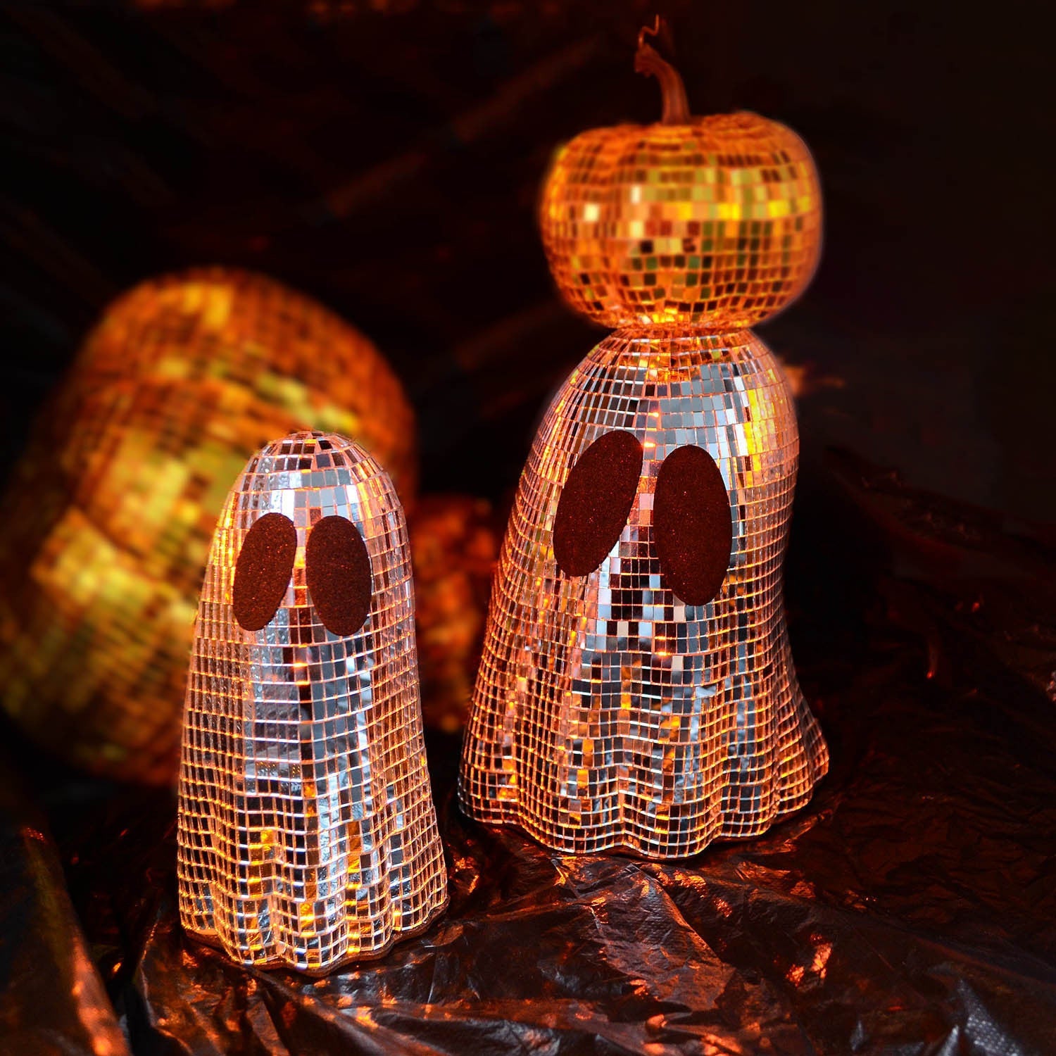 Halloween Diss Cute Mosaic Mirror Patch Decoration Desktop Decoration