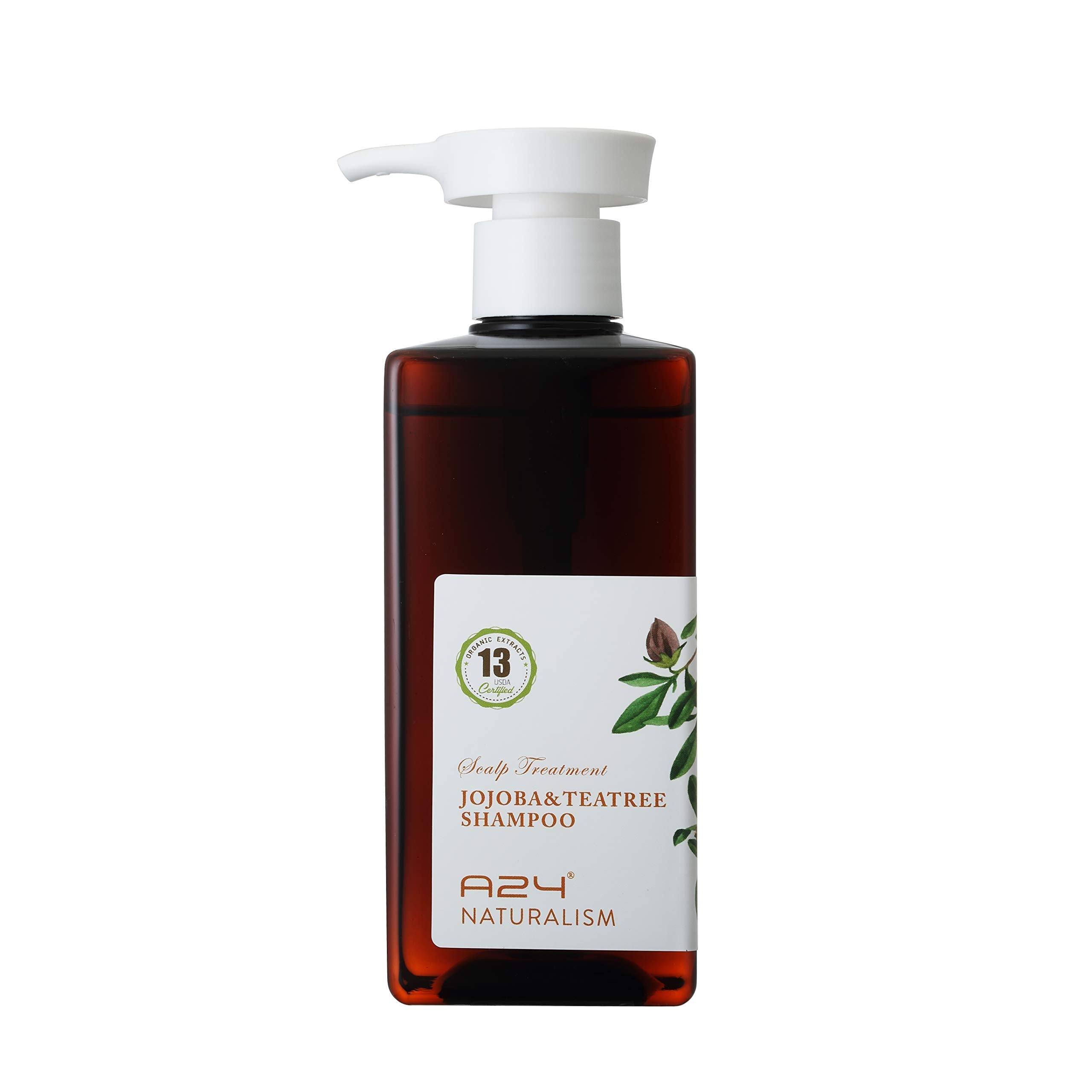 A24 Organic Jojoba & Tea Tree Shampoo | No Water Added, Cold-Pressed Aloe Vera