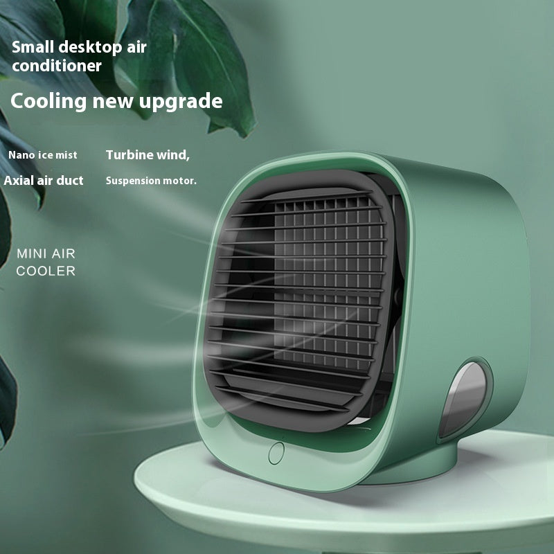 Desktop Water Cooling Fan Mini Refrigeration Air Conditioner USB Air Cooler