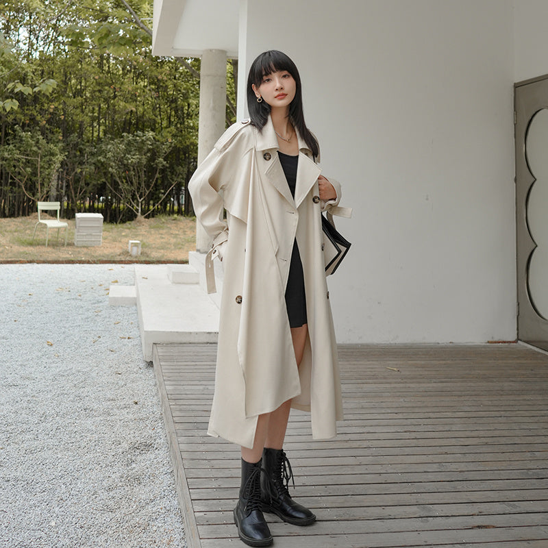 Women's Fashion High Sense Trench Coat