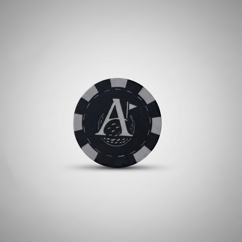 Poker chip ball marker