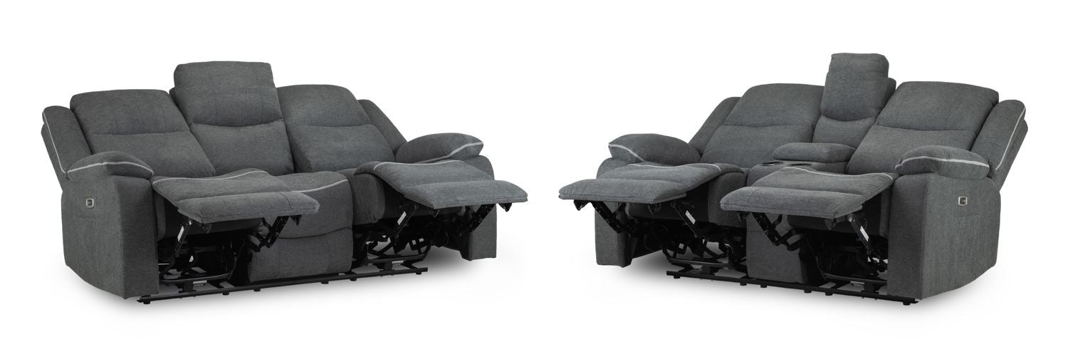 Harald  Electric Recliner Sofa Set: Luxurious 3+2 Seater for Ultimate Comfort