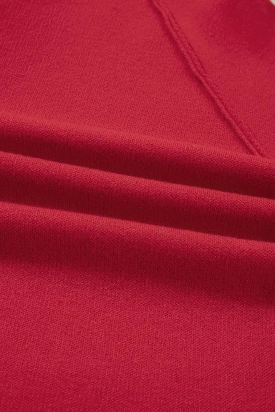 Red Collared Wrap Cardigan Women UK