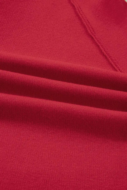 Red Collared Wrap Cardigan Women UK