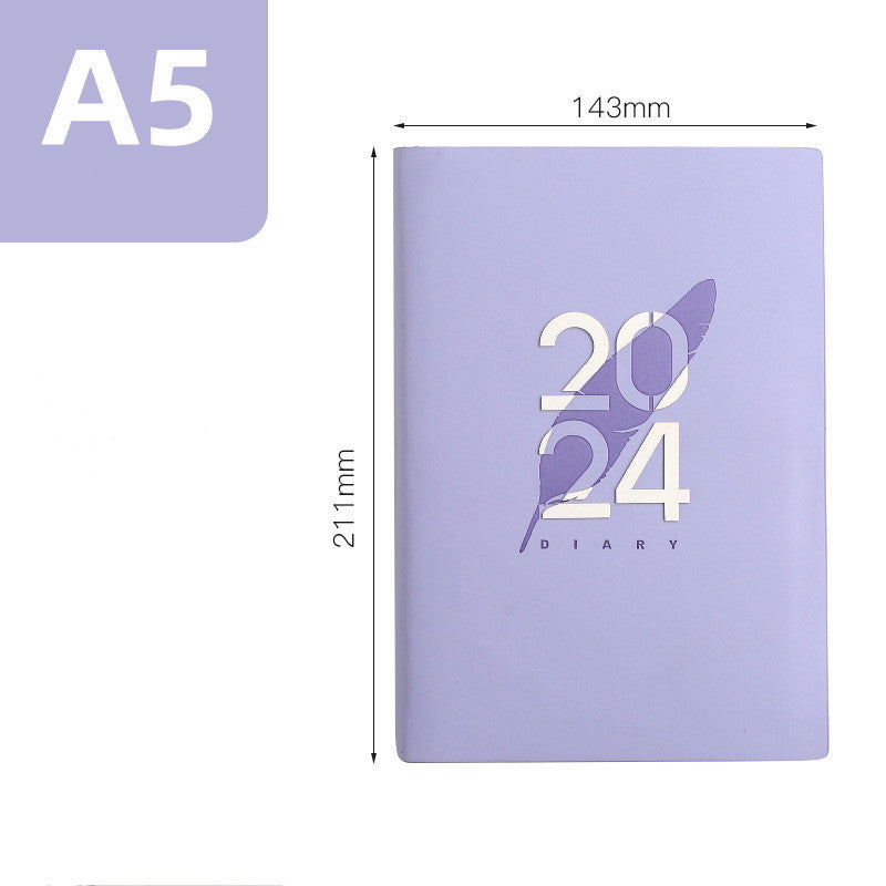 English Schedule Book 365 Days Daily Planner