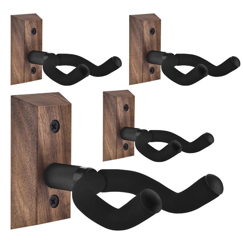 Black Walnut Wooden Guitar Hook Universal Wall Hook