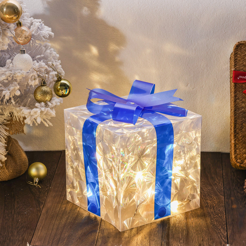 Luminous Christmas Gift Box, Laser Cat's Eye, Luminous Gift Box, Christmas