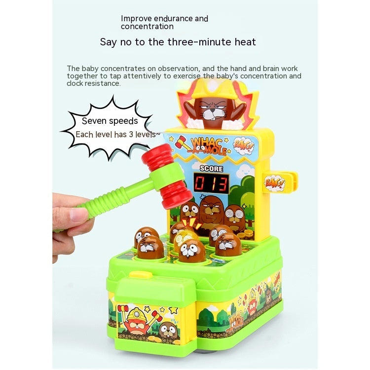 Knock Challenge Gophers King Sound And Light Hands-on Toy