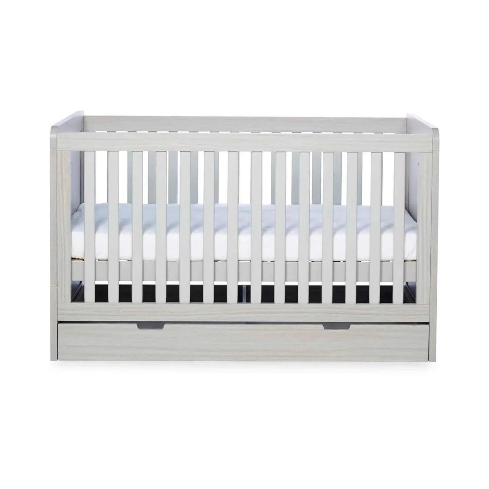 Ickle Bubba Pembrey Furniture Set Under Drawer Ash Grey 3 pcs - Premium Sprung Mattress