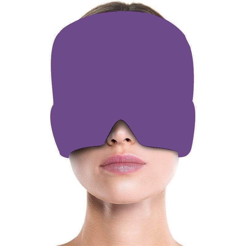 Ice Compress Headache Relief Gel Cold Therapy Migraine Eye Mask