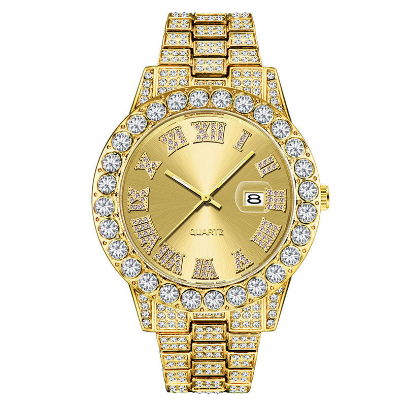 Men's Fashion Personality Affordable Luxury Alloy Watch