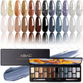 ABAC Fall & Winter Solid Gel Polish Set – Ombre & Pat Paint, Pro Brush
