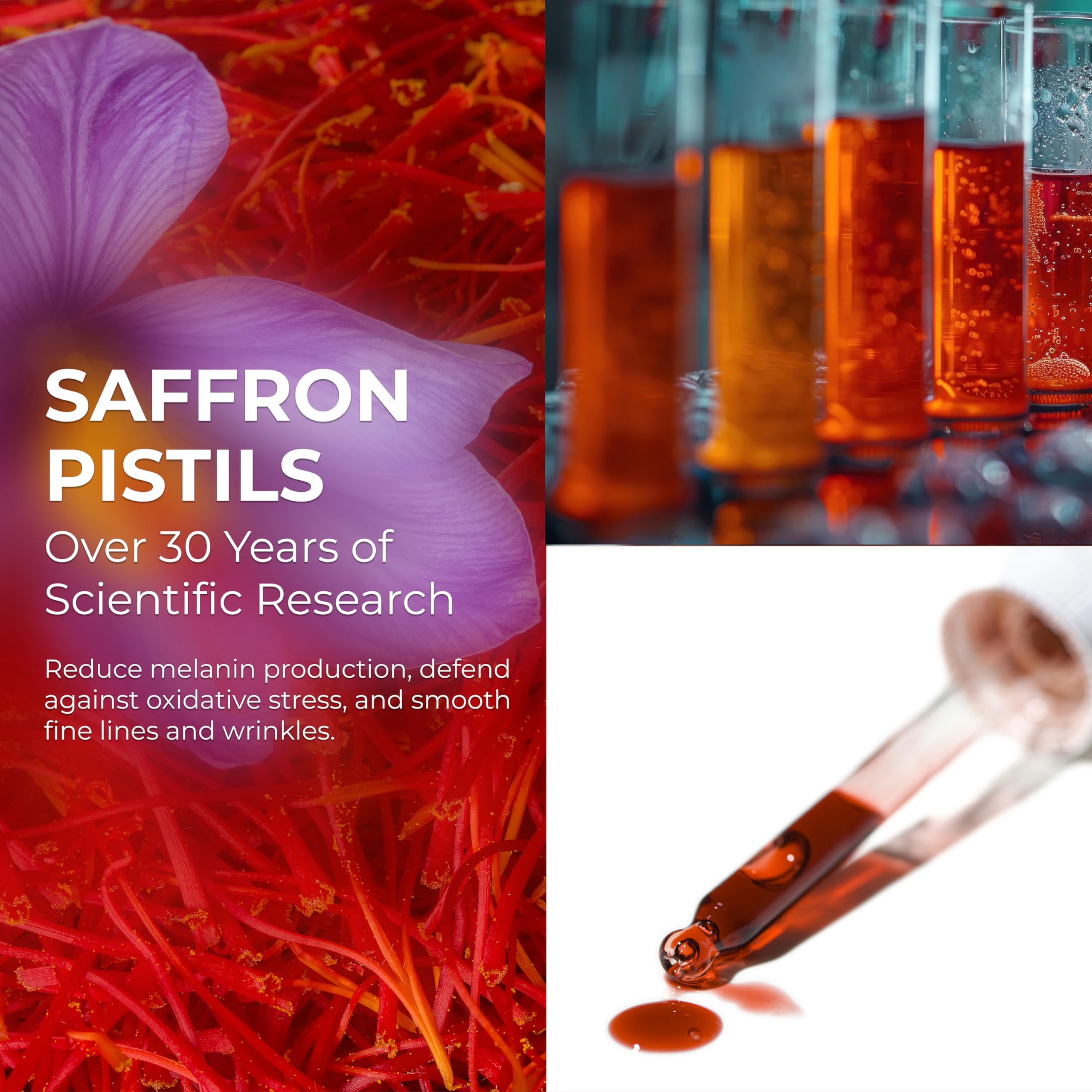 ABERA Renewing Saffron Serum – High-Potency Melasma Treatment with Hyaluronic Acid | 2 Boxes + Grapefruit Hair Regrowth Serum Gift