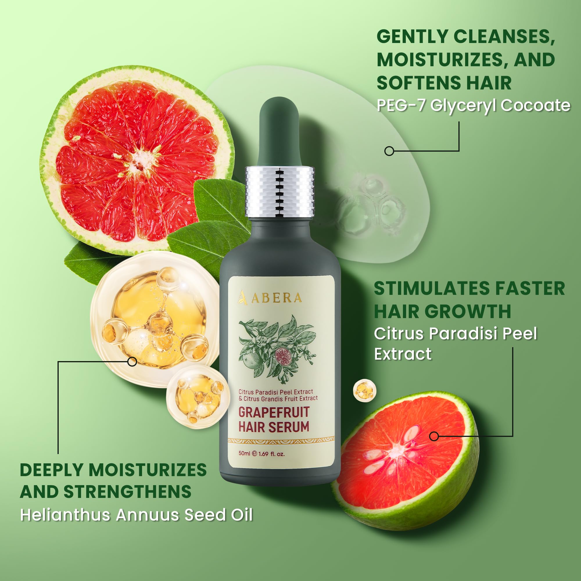 ABERA Renewing Saffron Serum – High-Potency Melasma Treatment with Hyaluronic Acid | 2 Boxes + Grapefruit Hair Regrowth Serum Gift