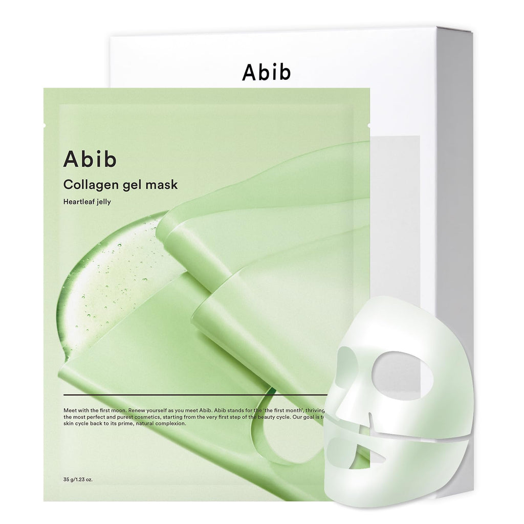 Abib Collagen Gel Mask Heartleaf Jelly – Soothing Vegan Hydrogel Face Mask