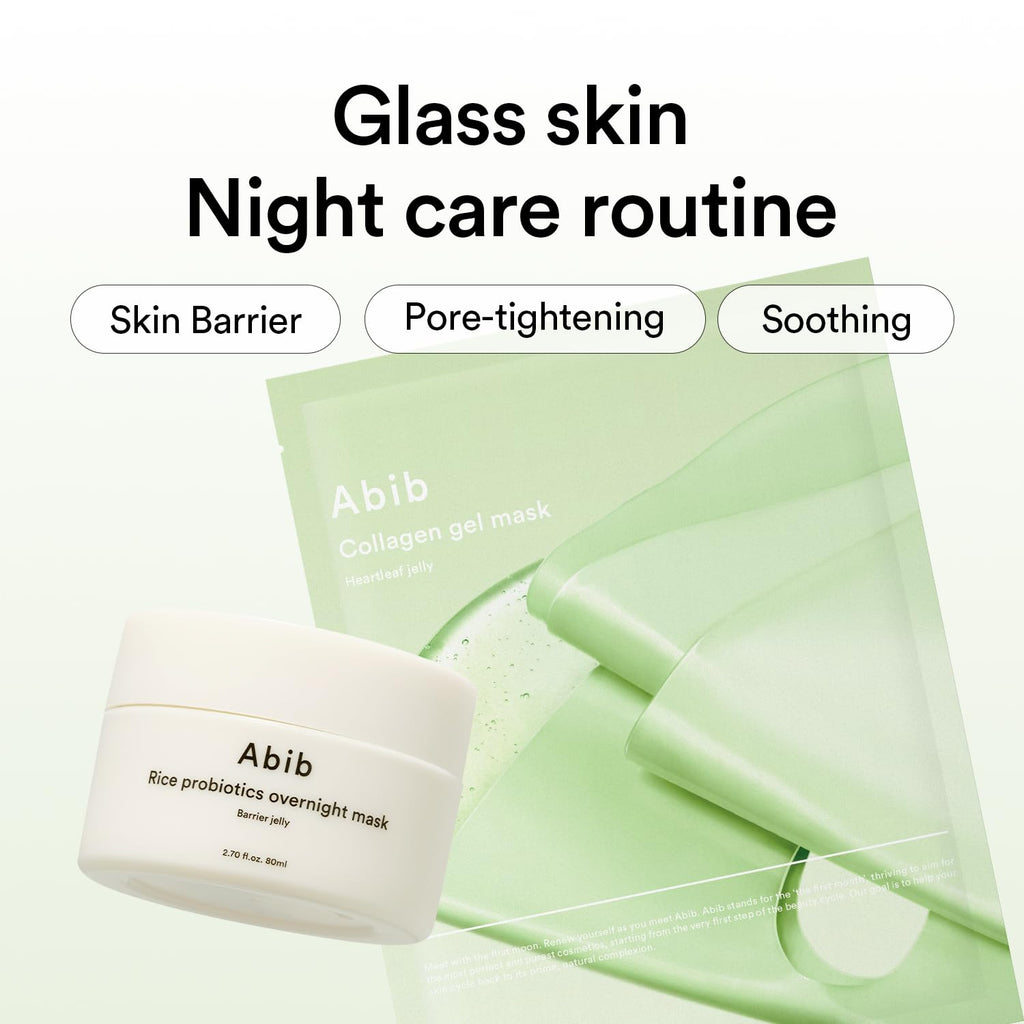 Abib Collagen Gel Mask Heartleaf Jelly – Soothing Vegan Hydrogel Face Mask