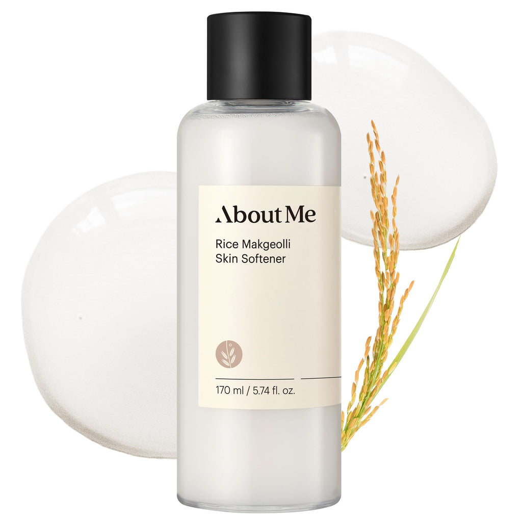 About Me Rice Makgeolli Skin Softener – 5 Ceramides & Rice Bran Toner for All Skin Types | 170ml
