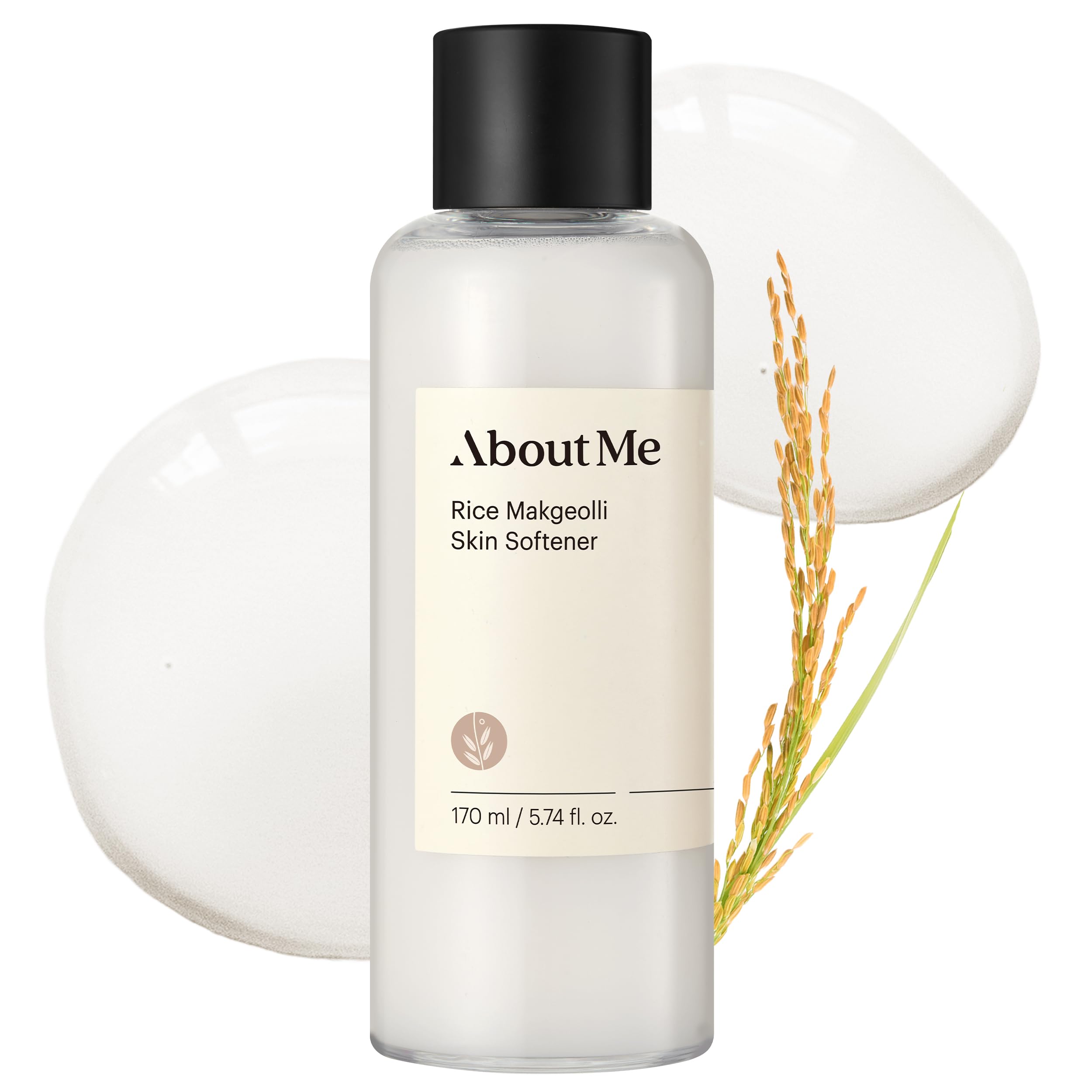 About Me Rice Makgeolli Skin Softener – 5 Ceramides & Rice Bran Toner for All Skin Types | 170ml