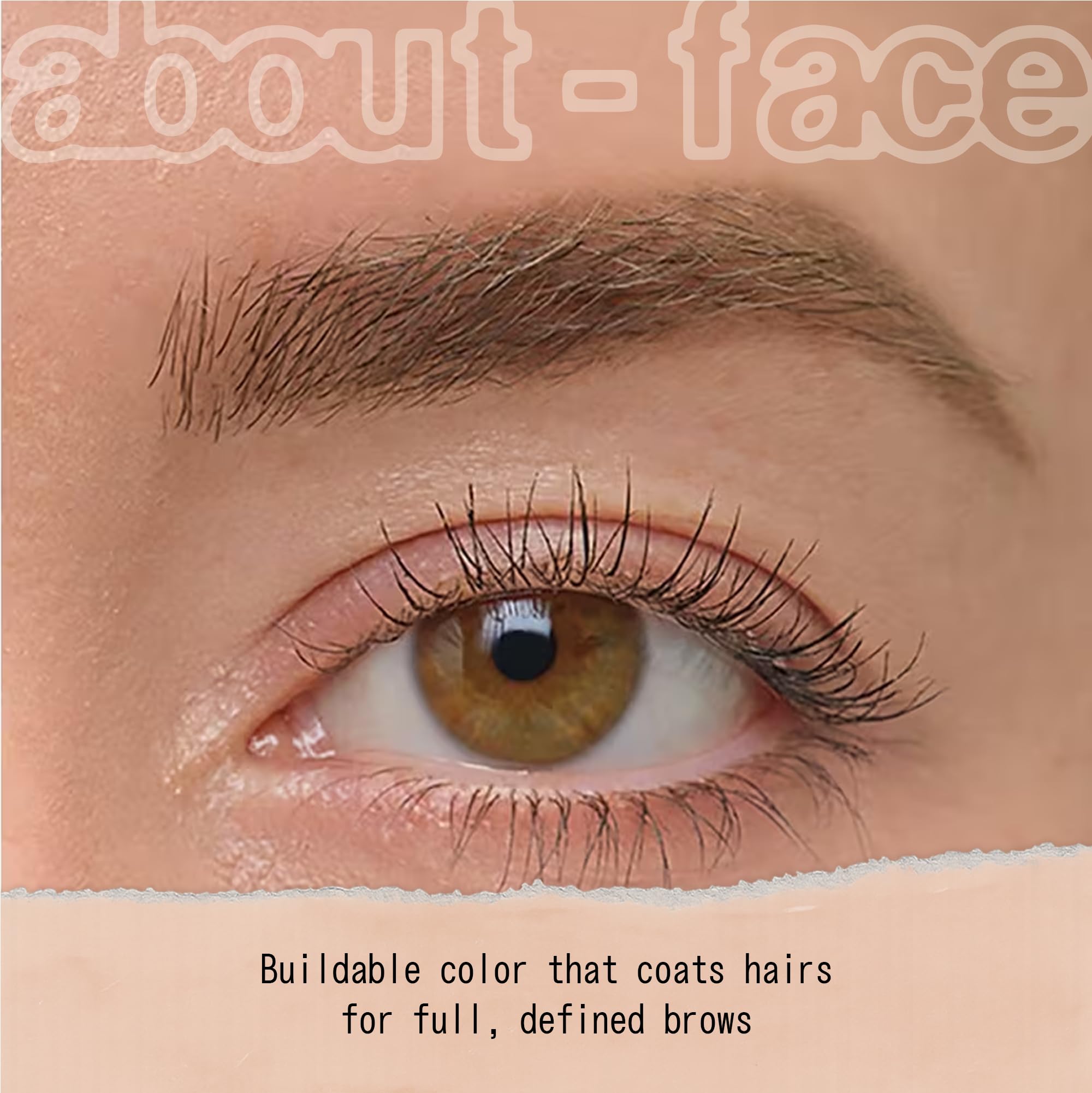 about-face Brow Artist – Long-Wear Brow Pencil with Built-In Spoolie – Clean, Vegan, Cruelty-Free – 0.007 oz (Four – Light Brown)