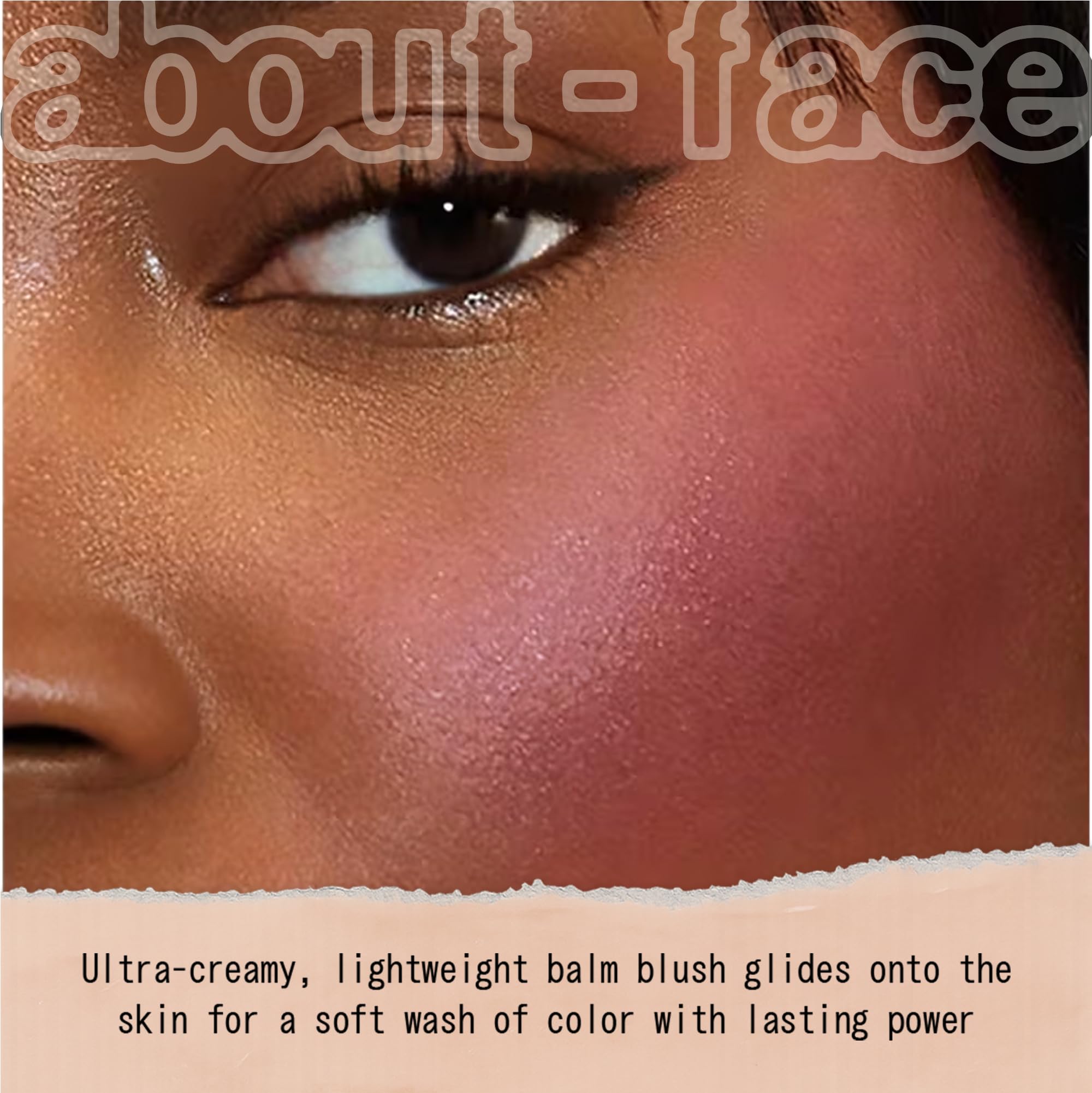 about-face Cheek Freak Blush Balm – Buildable Cream Blush with Hyaluronic Acid & Meadowfoam Seed Oil | Vegan & Cruelty-Free – 0.35 oz (Shagged– Bright Berry)