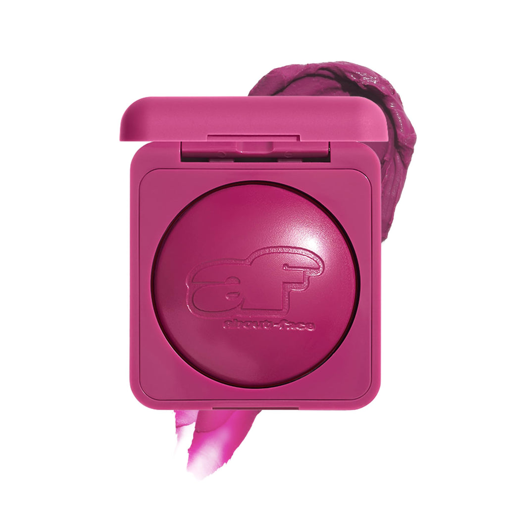 about-face Cheek Freak Blush Balm – Buildable Cream Blush with Hyaluronic Acid & Meadowfoam Seed Oil | Vegan & Cruelty-Free – 0.35 oz (Shagged– Bright Berry)