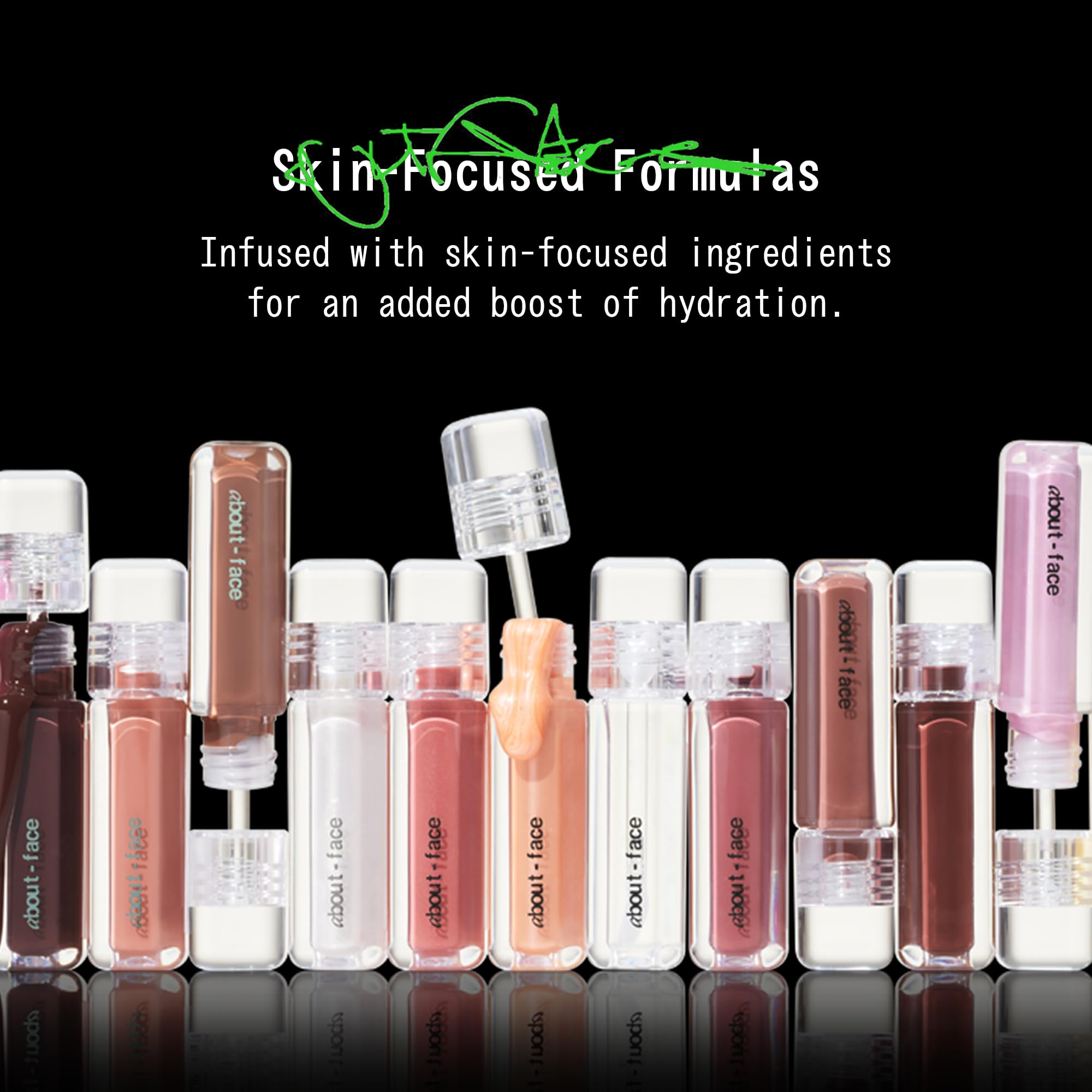 about-face Light Lock Lip Gloss Such Great Heights – High-Shine Lip Oil Gloss (Vegan, Cruelty-Free, 0.21 oz, Shimmering Pale Peach)