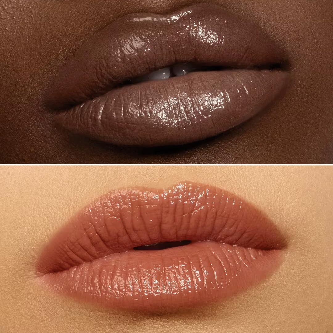 about-face Light Lock Lip Gloss Adore Me – Non-Sticky, High-Shine Lip Oil Gloss (Chestnut) | Vegan, Cruelty-Free