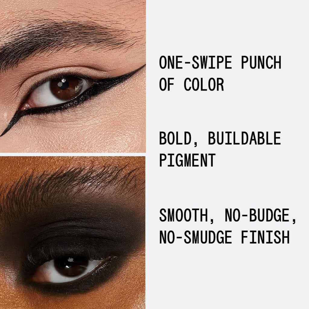About-Face Matte Fluid Eye Paint Art of Darkness – High-Pigment Vegan Matte Liquid Eyeshadow