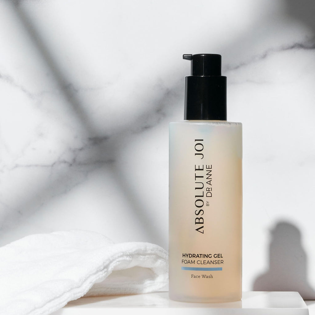AbsoluteJOI Gentle Foaming Hydrating Facial Cleanser with Glycerin – Soap-Free, pH-Balanced, Fragrance-Free, 200ml