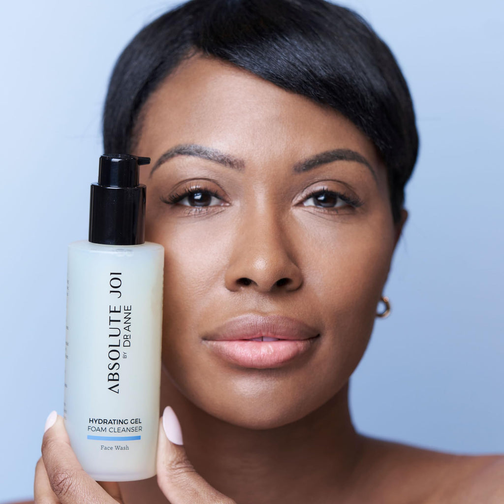 AbsoluteJOI Gentle Foaming Hydrating Facial Cleanser with Glycerin – Soap-Free, pH-Balanced, Fragrance-Free, 200ml