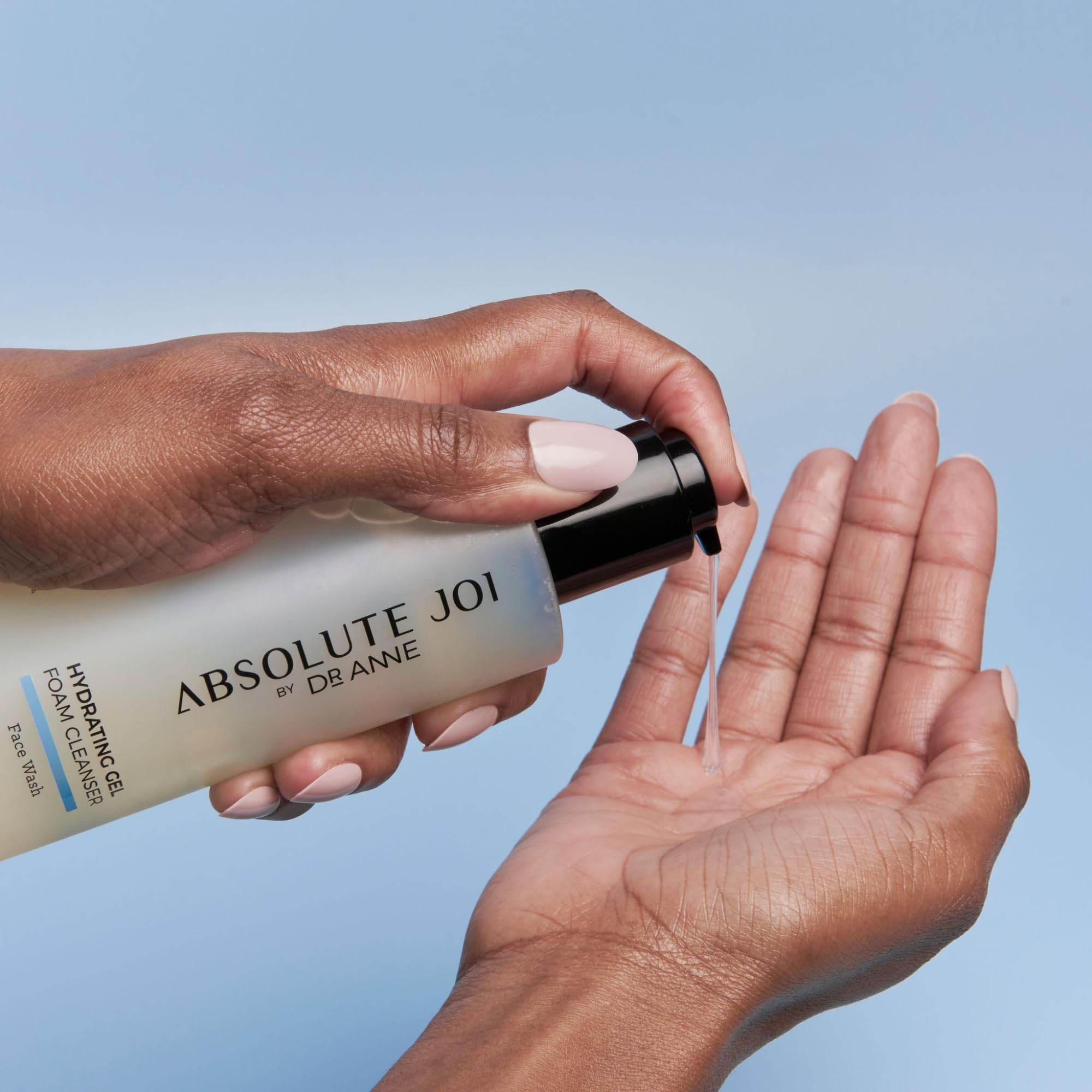 AbsoluteJOI Gentle Foaming Hydrating Facial Cleanser with Glycerin – Soap-Free, pH-Balanced, Fragrance-Free, 200ml