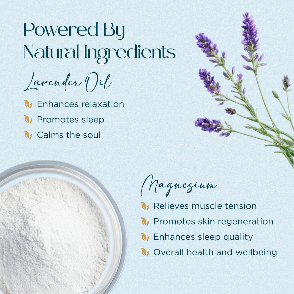 Abundant Natural Health Ocean Magnesium Bath Soak with Lavender – Hydrate, Soothe & Relax, 500mL