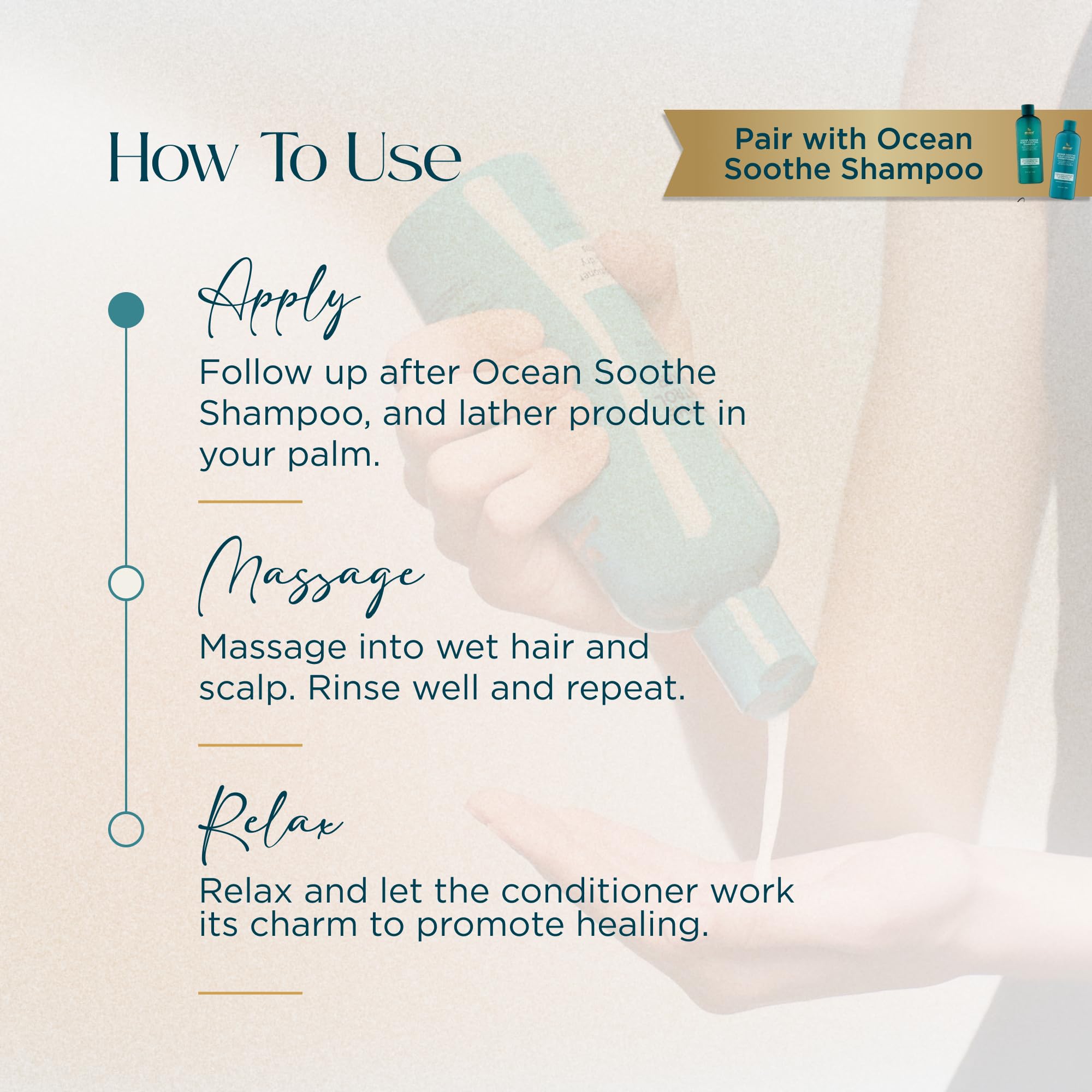 Abundant Natural Health Ocean Soothe Scalp Control Conditioner | Magnesium Salt, Shea & Eucalyptus | 300mL