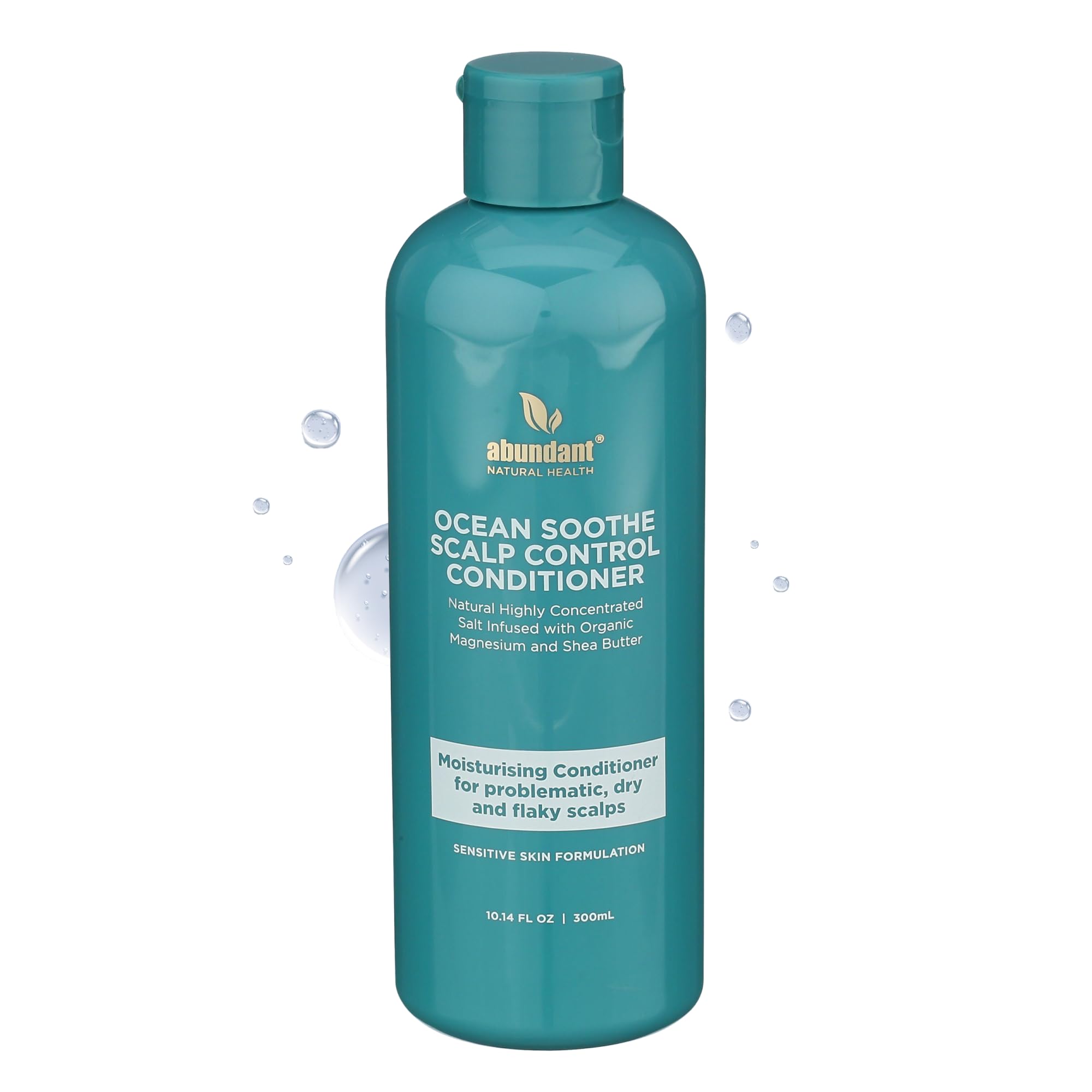 Abundant Natural Health Ocean Soothe Scalp Control Conditioner | Magnesium Salt, Shea & Eucalyptus | 300mL