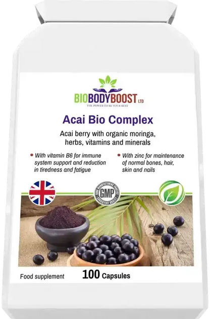 Acai Bio Complex | Berry Immunity & Antioxidant Supplement UK