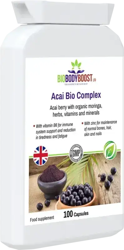 Acai Bio Complex | Berry Immunity & Antioxidant Supplement UK