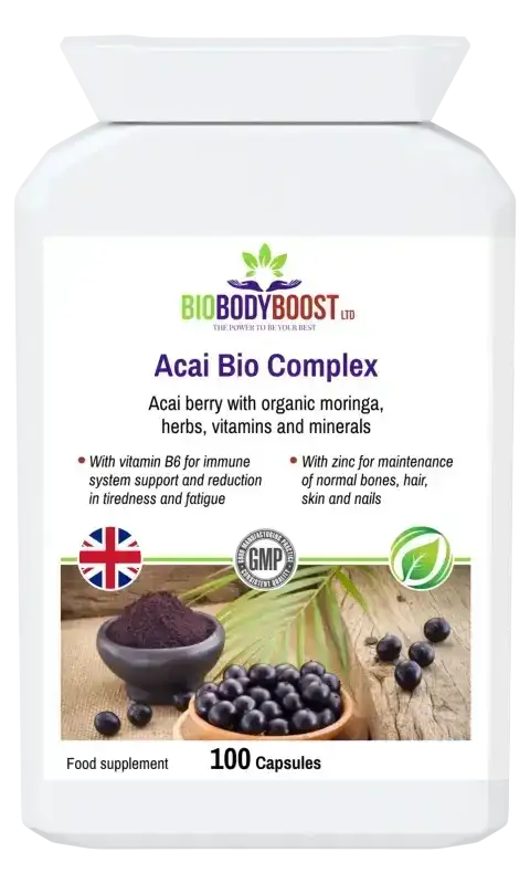 Acai Bio Complex | Berry Immunity & Antioxidant Supplement UK