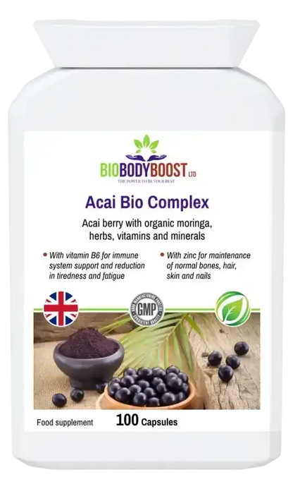Acai Bio Complex | Berry Immunity & Antioxidant Supplement UK