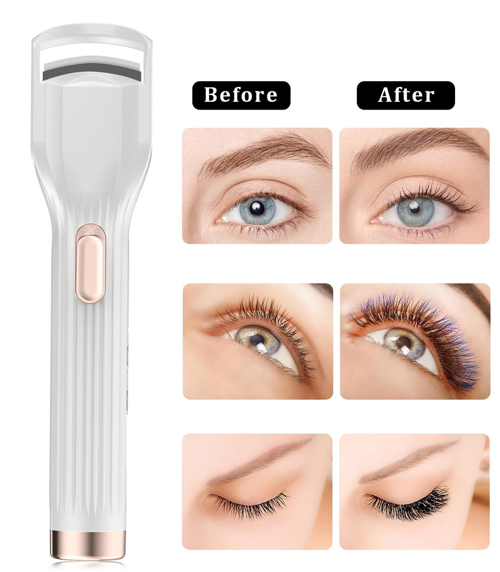 Acavado Premium PRO Heated Eyelash Curler — Fast 8s Heat, 2 Modes, 24h Curl, Type-C Rechargeable