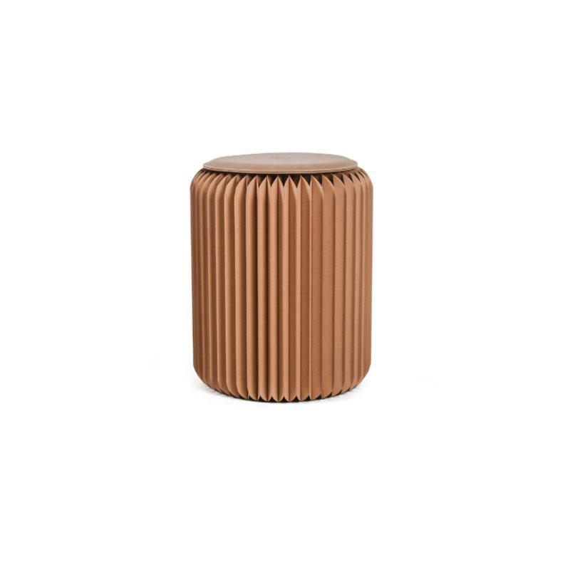 Accordion Classic Stool, Kraft Paper