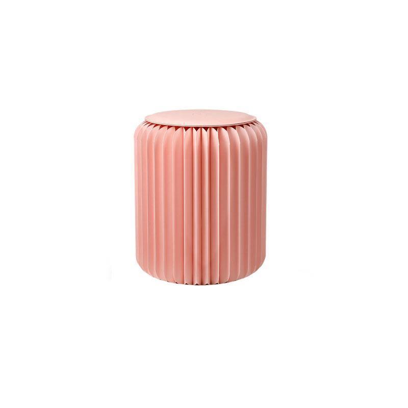 Accordion Stool Spring Pink