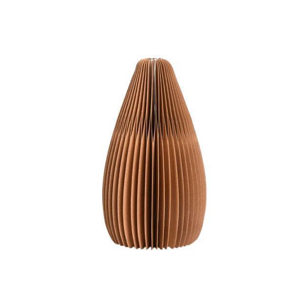 Accordion Vase, Kraft Paper
